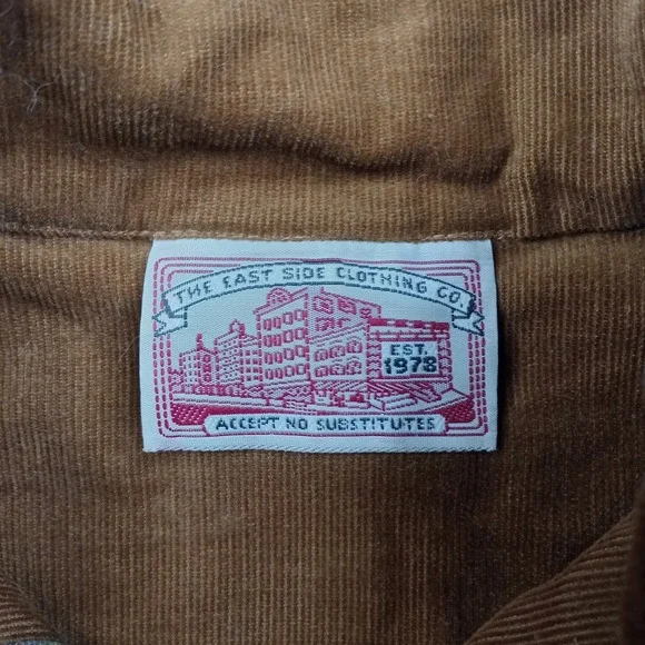 Vintage The East Side Clothing Co. Blouse Womens Medium Brown Plaid Western - Picture 2 of 7